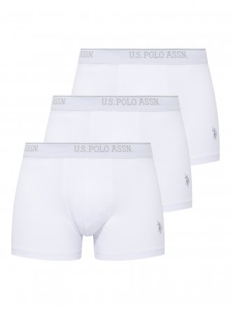 U.S. POLO ASSN. 3Pack boxerky 80097  bílé